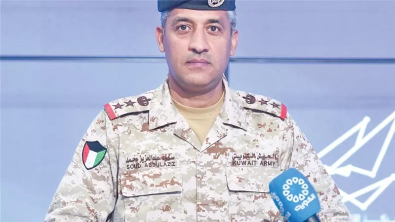 هجوم صاروخي إيراني يصيب 10 من منتسبي القوات المسلحة الكويتية