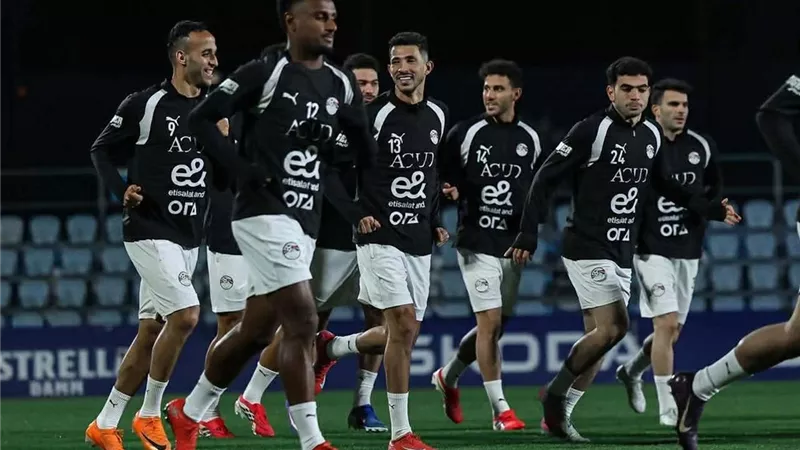 منتخب مصر يخوض تدريبه في 