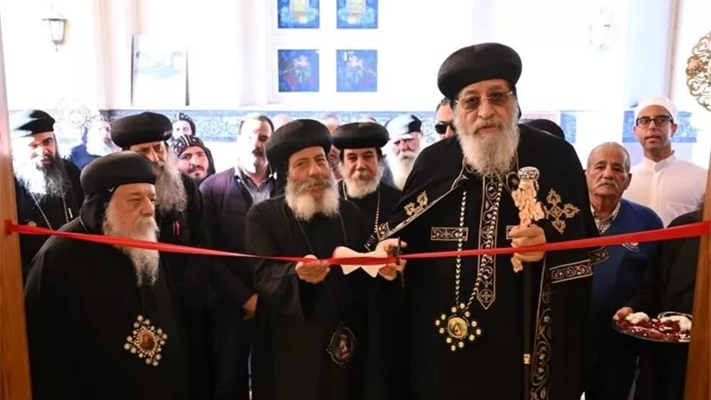 إحياءً لذكراه.. البابا تواضروس يدشن مزار الأنبا باخوميوس بجبل القلالي|صور