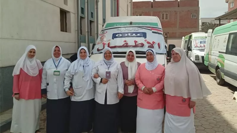 صحة بني سويف تطلق قافلة علاجية بمركز ناصر لتحسين الرعاية الصحية بالقرى