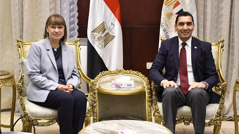 وزير الرياضة يبحث مع ممثل الأمم المتحدة تعزيز التعاون وتمكين الشباب