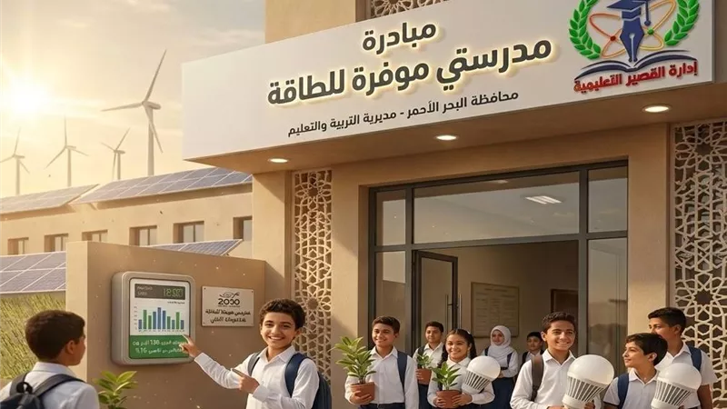 مبادرة مدرستي موفرة للطاقة تنطلق بالبحر الأحمر لترشيد الاستهلاك 