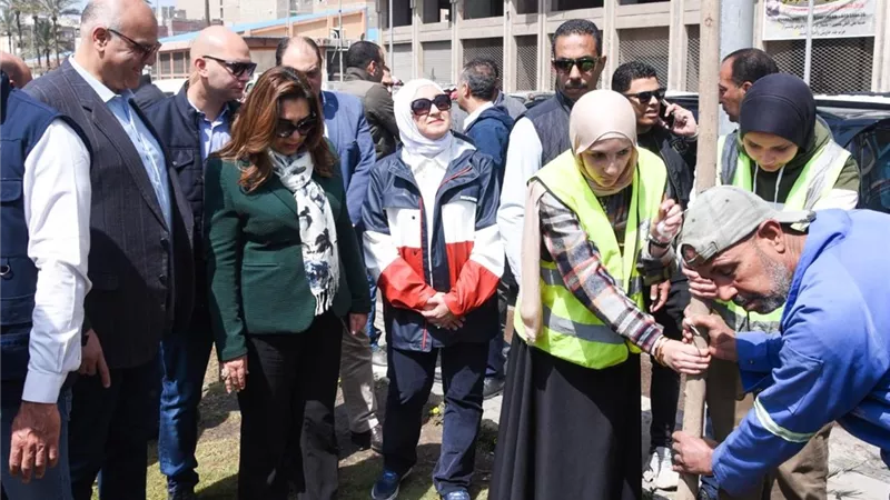 منال عوض: زراعة 9460 شجرة لتعزيز البيئة وتحسين جودة الهواء بالإسكندرية 