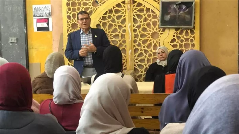 بـمحاضرة «لا للعنف ضد المرأة».. ثقافة الغربية توعي أبناءها