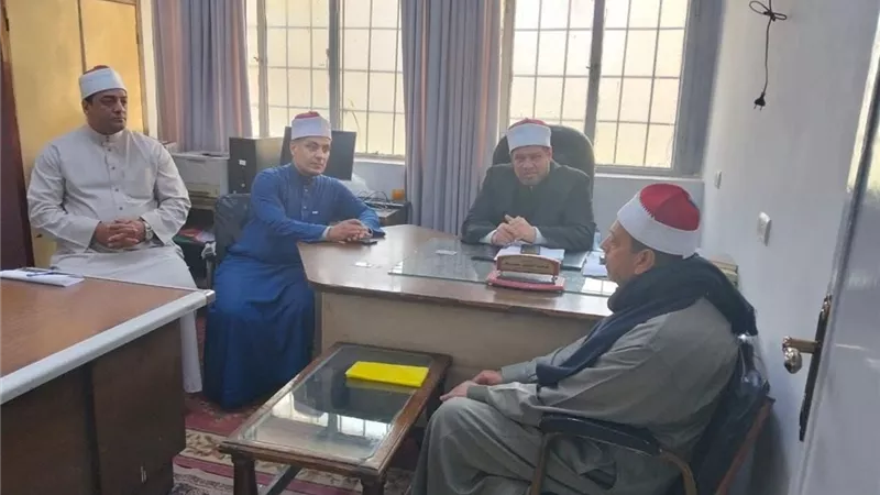مدير أوقاف كفر الشيخ يترأس لجان مقابلات خطباء المكافأة من المتقاعدين 