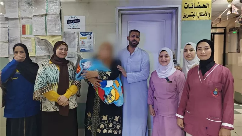 إنقاذ بمستشفى الفكرية المركزي.. فريق طبي يعيد نبض رضيع بعد توقف قلبه