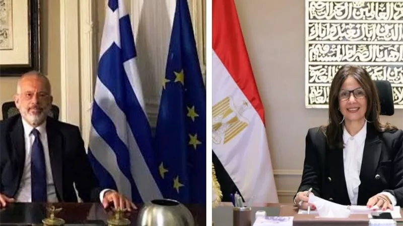 وزيرة الثقافة: تشارك في احتفال سفارة اليونان بالقاهرة بالعيد الوطني