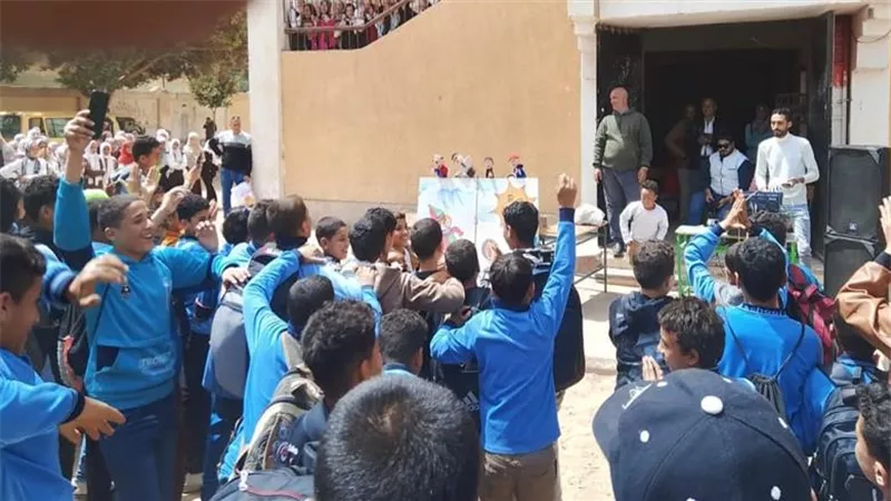 ضمن برنامج المواطنة.. الثقافة تواصل فعالياتها بمدرسة كوم الحاصل بالمنيا