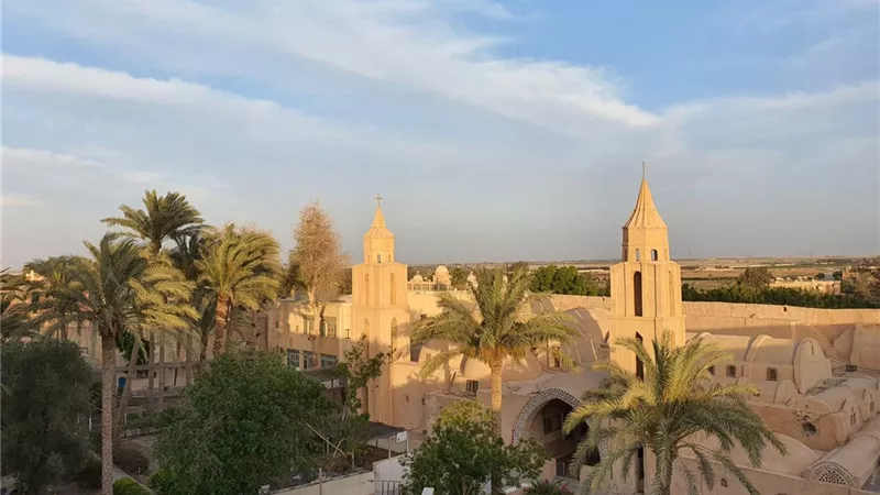 قبل عيد القيامة.. دير الأنبا بيشوي بوادي النطرون يغلق أبوابه أمام الزائرين