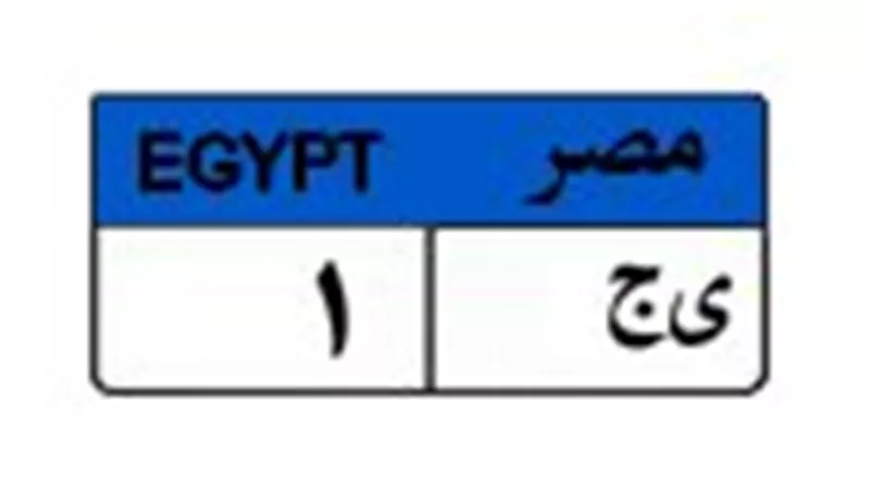 بـ 950 ألف جنيه.. لوحة السيارة «ي ج 1» تقترب من حاجز المليون في مزاد علني