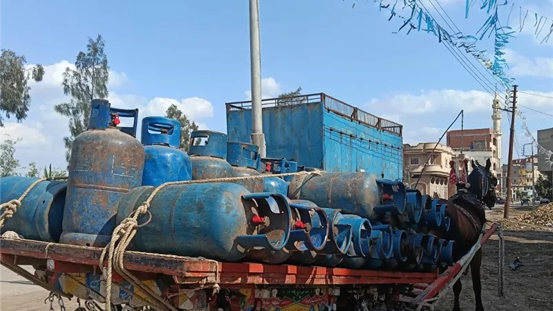 ضبط 60 أسطوانة بوتاجاز قبل تهريبها للسوق السوداء في الغربية