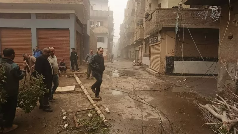 سرعة التعامل..سقوط  أشجار وأعمدة إنارة عقب تعرض الشرقية لتقلبات جوية|صور