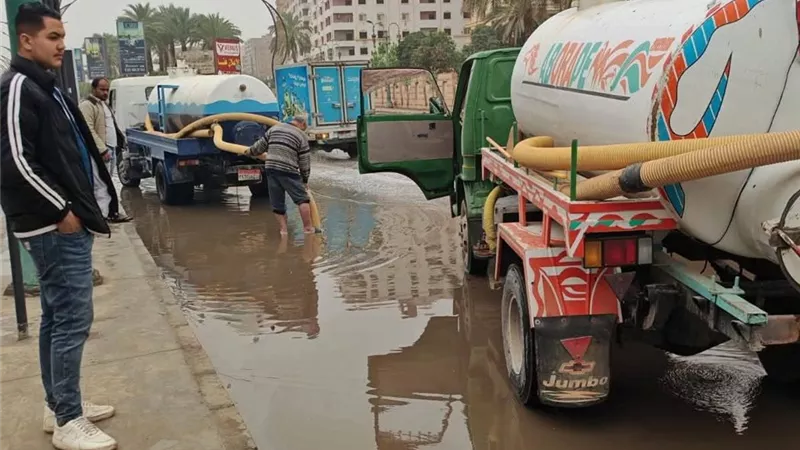 تحركات عاجلة في المنيا الجديدة لاحتواء آثار الطقس السيئ