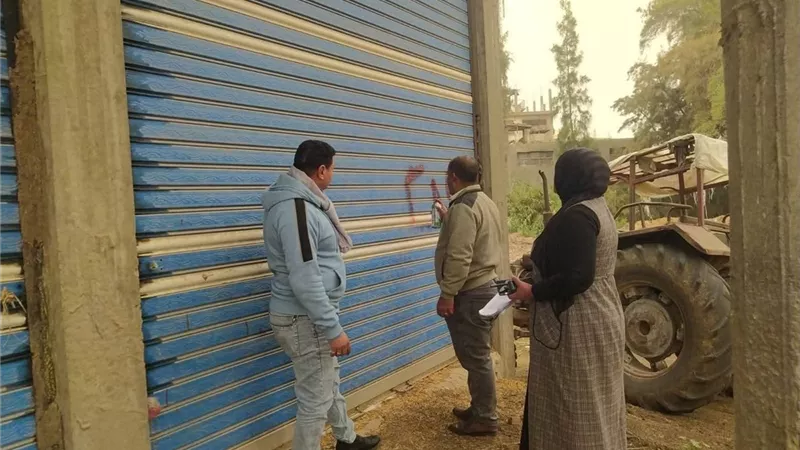 حملات توعية لحث المواطنين على التصالح فى مخالفات البناء بدسوق