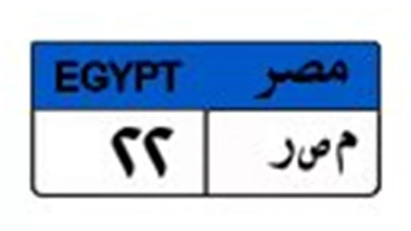 لوحة سيارة بـ 400 ألف جنيه.. مزايدة على 