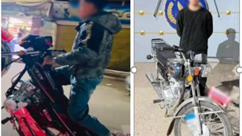 عرض حياة المواطنين للخطر.. ضبط صاحب فيديو الدراجة النارية بالفيوم