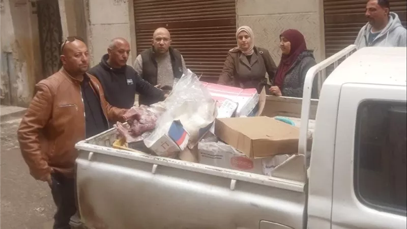 تحرير 28 محضرا تموينيا وضبط نصف طن لحوم وأسماك فاسدة بالمنوفية