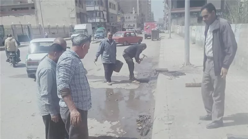 دمنهور تواصل رفع كفاءة منظومة تصريف مياه الأمطار