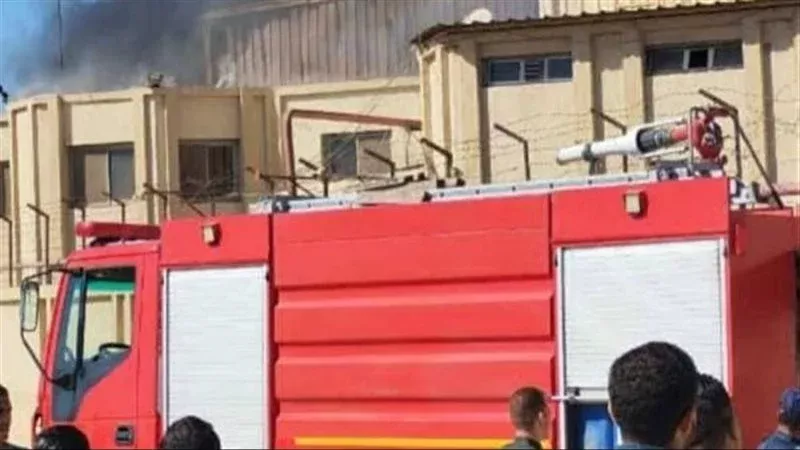 حريق هائل يلتهم مخزن أجهزة كهربائية بمغاغة دون خسائر بشرية