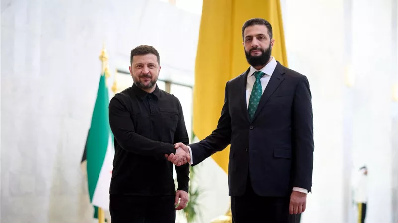 «زيلينسكي» في سوريا لإجراء مباحثات مع «الشرع»