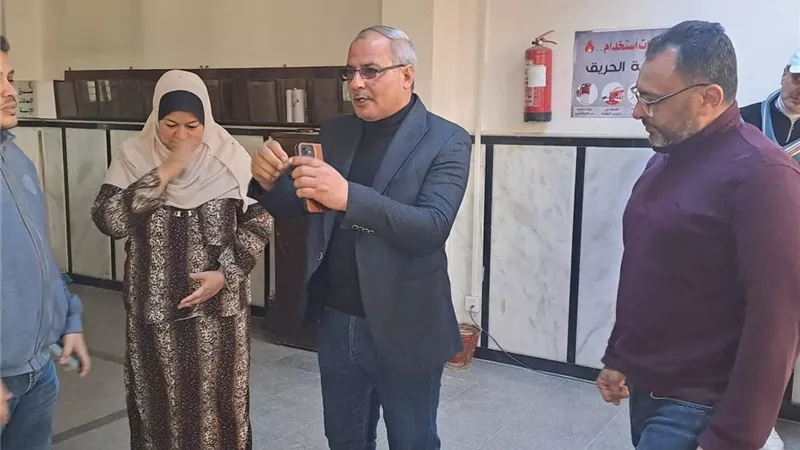 رئيس مدينة بلطيم يتابع 