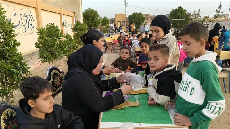 إقبال جماهيري كبير على المسرح المتنقل بطامية وتنوع في الفعاليات بالفيوم