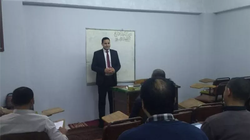 أوقاف كفر الشيخ تتابع انتظام الدراسة بالمركز الثقافي بمسجد الفلاحين