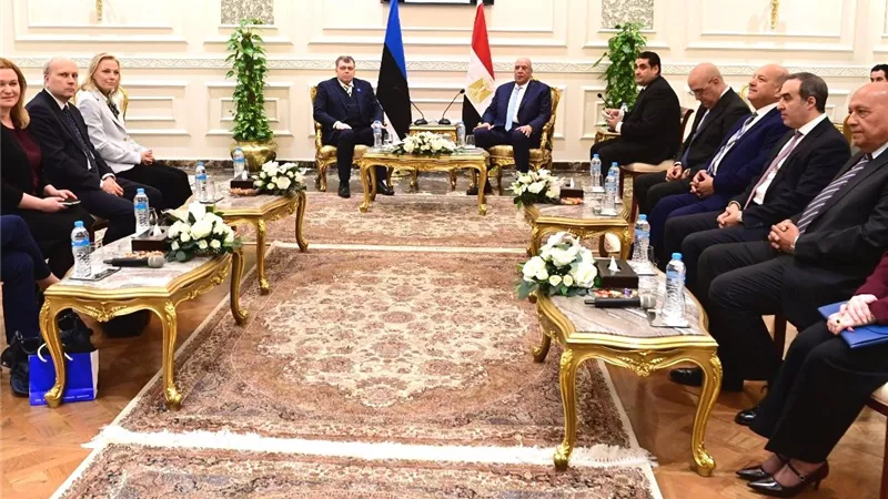  رئيس برلمان جمهورية إستونيا يزو النواب بالعاصمة الإدارية 
