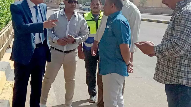 محافظ الأقصر يوجه بإنهاء الإشغالات وتحسين المظهر العام للشوارع