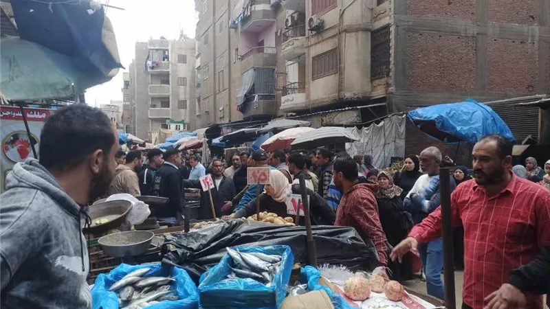 محافظ الدقهلية يتابع حملة رفع الإشغالات بسوق كفر البدماص