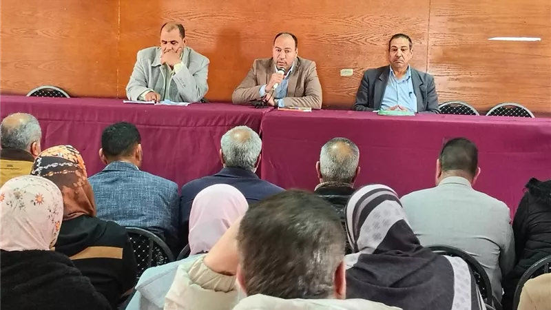 رئيس مركز شبراخيت يشدد على تسريع التصالح وتعظيم الإيرادات 