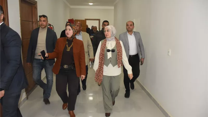 نائب محافظ الإسكندرية تتفقد السوق الحضاري بقرية بهيج
