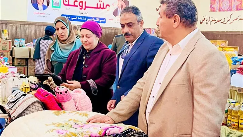 مراكز شباب الرياض في كفرالشيخ تشارك معرض المنتجات اليدوية والتراث