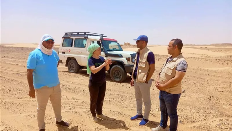 وصول بعثة جامعة ميلانو الإيطالية لاستكمال المسح الأثري بمنطقة 