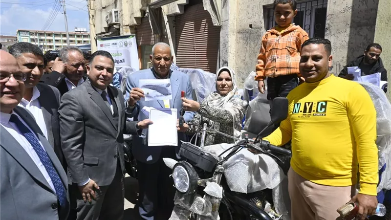 من أجل حياة كريمة.. البحيرة تدعم المرأة الريفية بـ66 رأس أغنام و9 تروسيكل