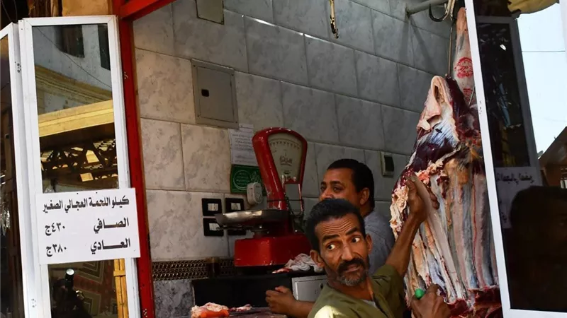 محافظ أسوان يطمئن على تطبيق مبادرة تخفيض أسعار اللحوم إلى 380 جنيهًا