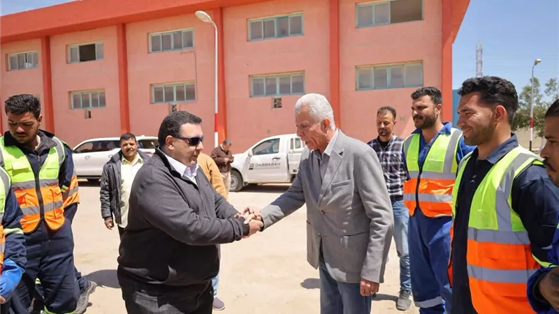 مستشار رئيس الوزراء يتفقد رافع مياه صلاح العبد بالبحيرة
