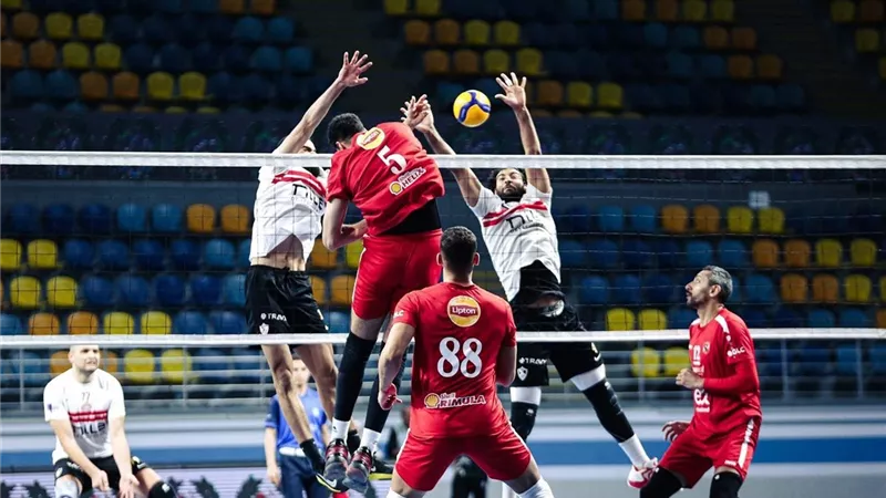 الأهلي يهزم الزمالك (3-2) ويُتوج بكأس مصر للكرة الطائرة
