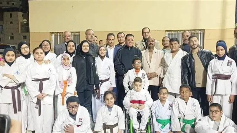 أبطال ذوي الهمم بأسيوط يحصدون الذهب والإنجازات ببطولة الجمهورية للكاراتية