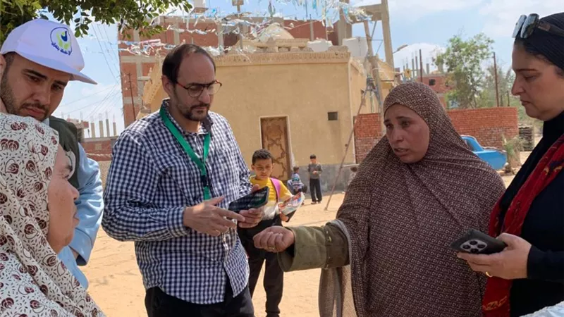 مياه القناة تنفذ تستعد لتشغيل خدمة الصرف الصحي بالسماكين أبوصوير