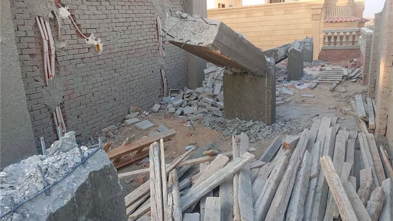 حملات مكثفة لإزالة مخالفات البناء في حدائق أكتوبر وعدم التهاون 