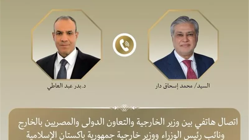 رغم فشل المفاوضات.. وزيرا خارجية مصر وباكستان يواصلان التنسيق لخفض التصعيد