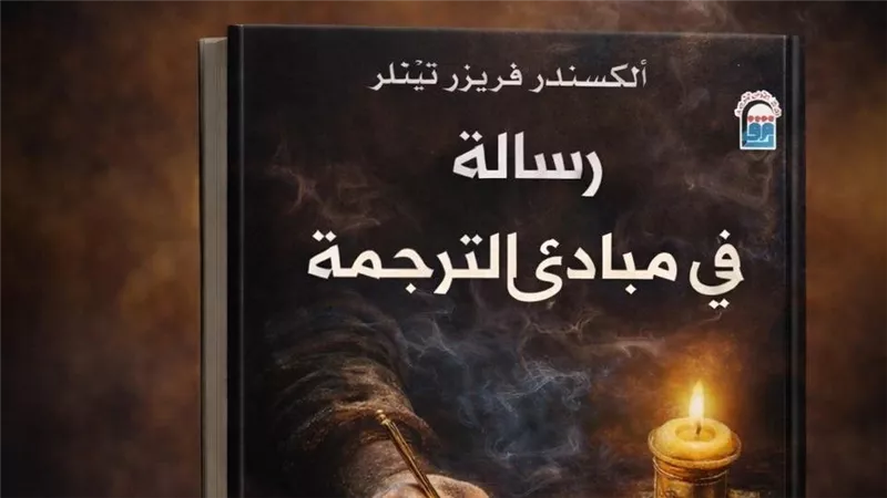 كتاب رسالة في «مبادئ الترجمة» أحدث إصدرات القومي للترجمة 