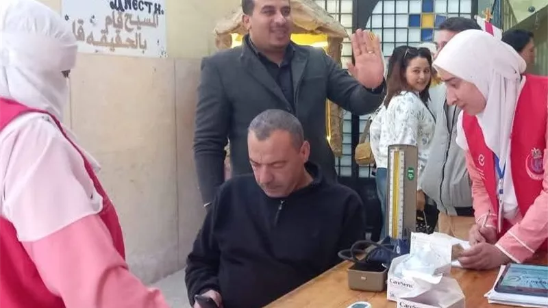 بمناسبة عيد القيامة.. حملة طبية للكشف المجاني على المواطنين بكنيسة بلطيم