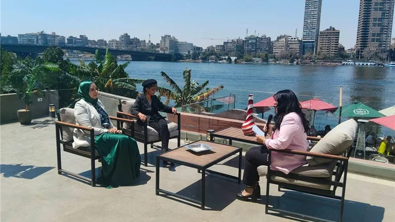 القناة الثانية بالتليفزيون  تحتفي بشم النسيم من ستديو ماسبيرو النهري