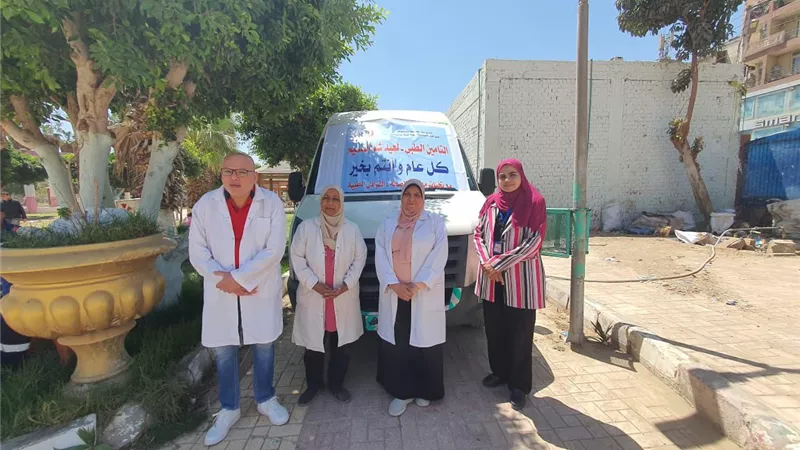انتشار مكثف لفرق التأمين الطبي والتفتيش الصحي بالحدائق والمتنزهات بأسيوط 