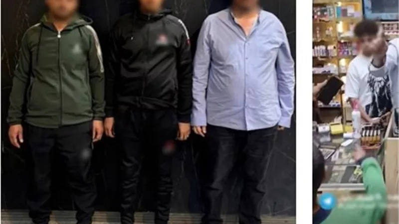 ضبط صاحب محل سجائر وشقيقين في واقعة 