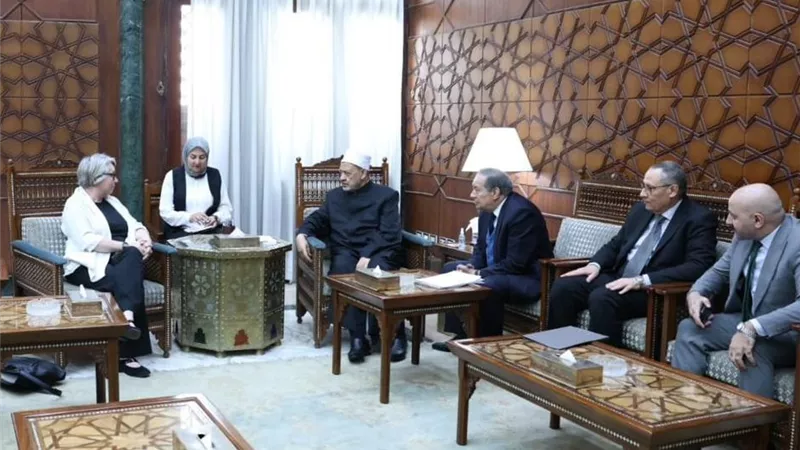 شيخ الأزهر لسفيرة فنلندا: العالم بحاجة إلى عودة القيم الدينية 