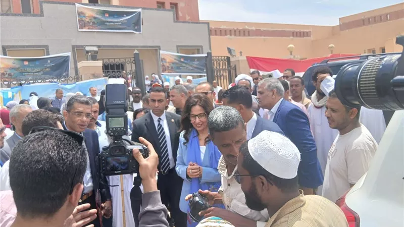 وزيرة الثقافة توجه بالبدء الفوري في أعمال رفع كفاءة قصر ثقافة الشلاتين