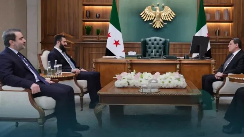 الشرع يستقبل عبدي لبحث استكمال عملية دمج 